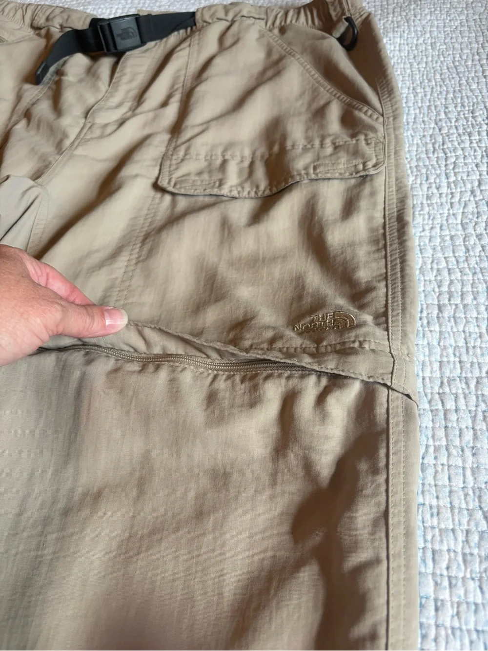 The North Face Men's Tan Cargo Convertible Pants